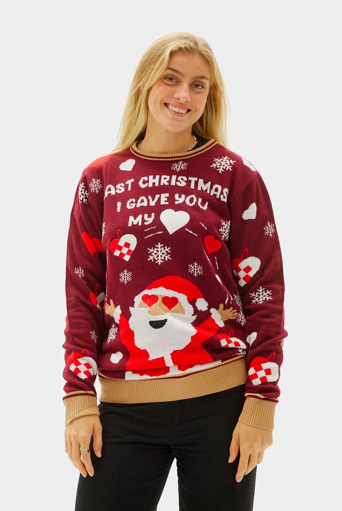 Camisola de Natal para Mulher Last Christmas I gave you my Heart