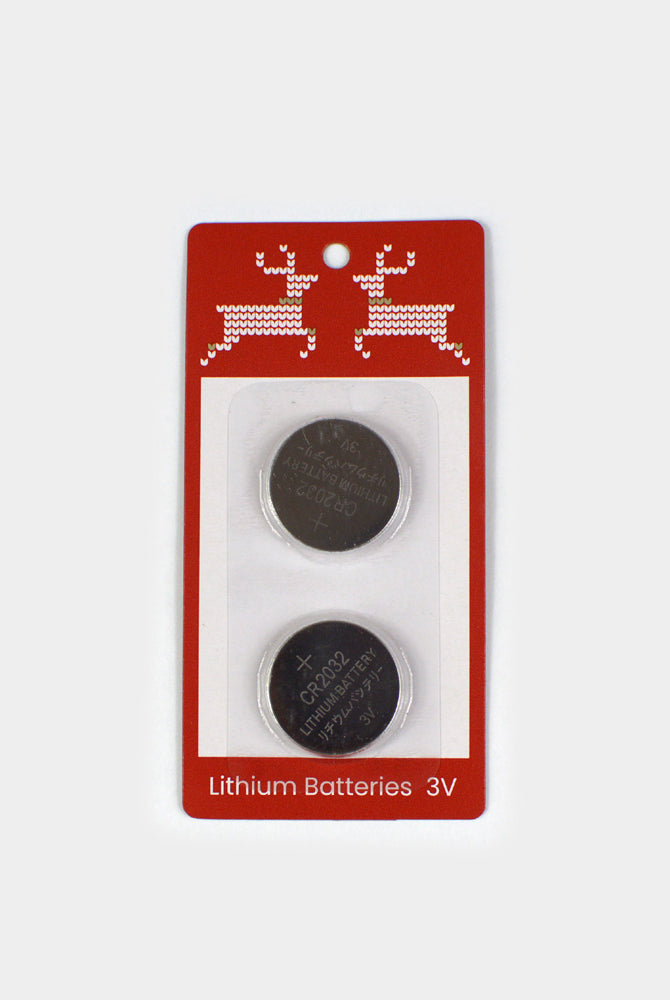 Pack de 2 Pilhas para Camisolas de Natal con Luzes LED