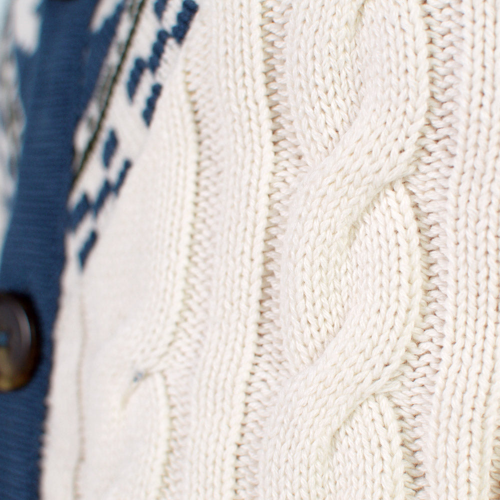 Camisola para Mulher Cardigã Algodão Orgânico Cottage