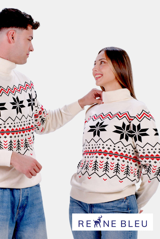 Camisola para Casal em Algodão Orgânico Après-ski