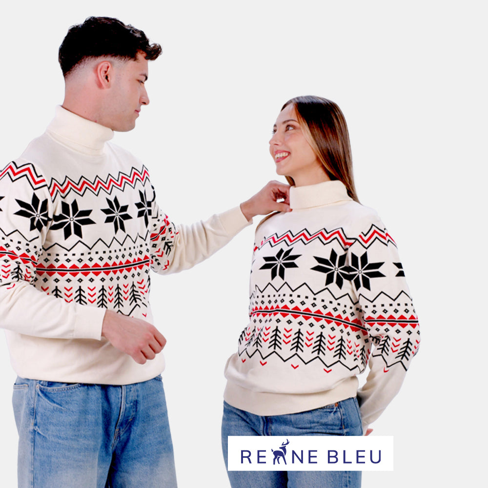 Camisola para Casal em Algodão Orgânico Après-ski
