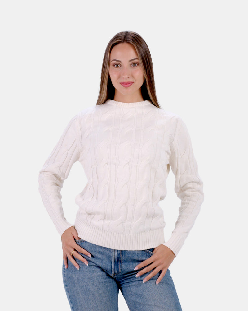 Camisola para Casal em Algodão Orgânico Snowfall Mulher