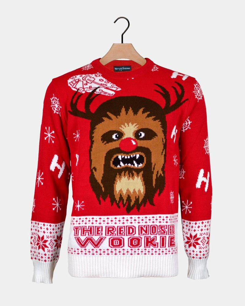 Camisola de Natal Casal Wookiee