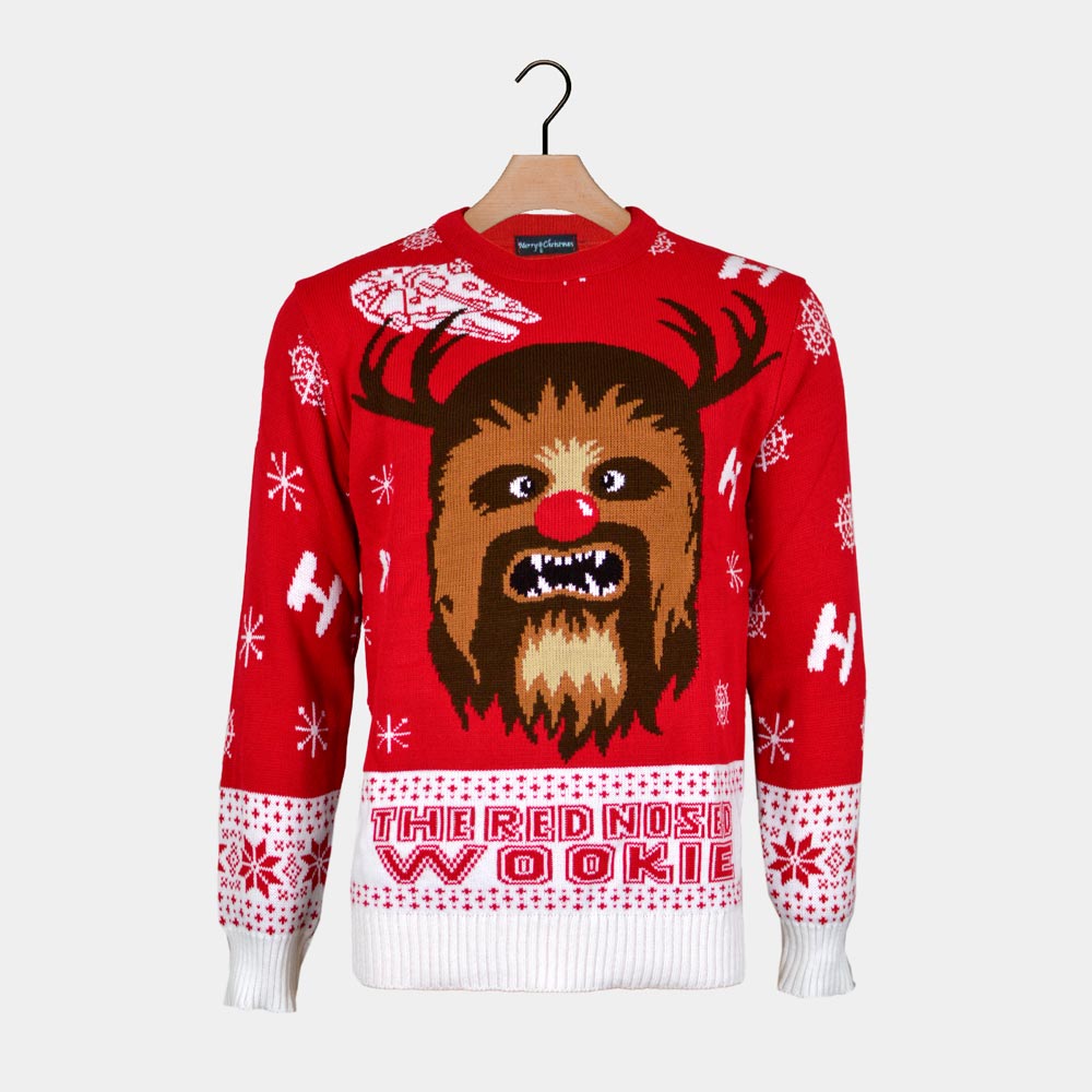 Camisola de Natal Casal Wookiee