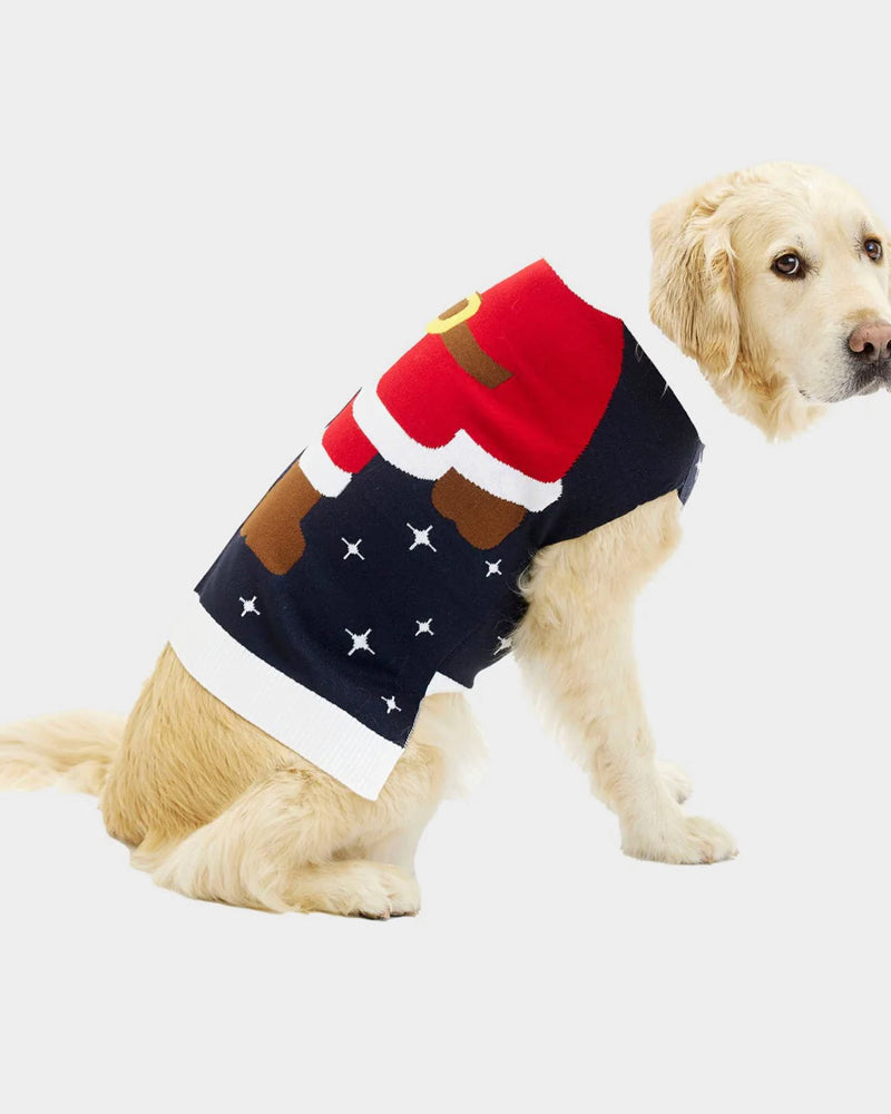 Camisola de Natal para Cães Roupa do Santa