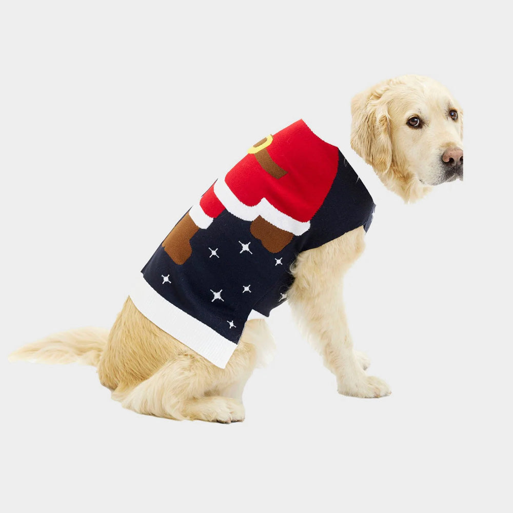 Camisola de Natal para Cães Roupa do Santa