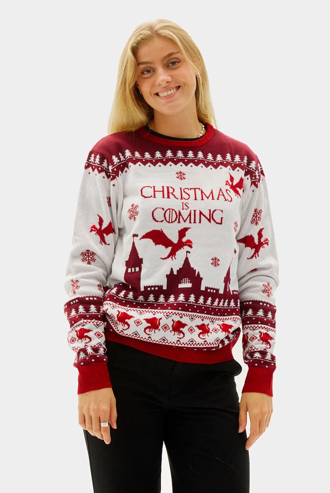 mulher Camisola de Natal para Casal Christmas is Coming