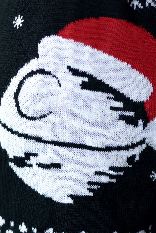 Camisola de Natal Casal Luzes LED Join the Christmas Side