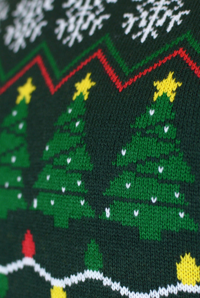 Camisola de Natal Casal Verde Happy Holidays