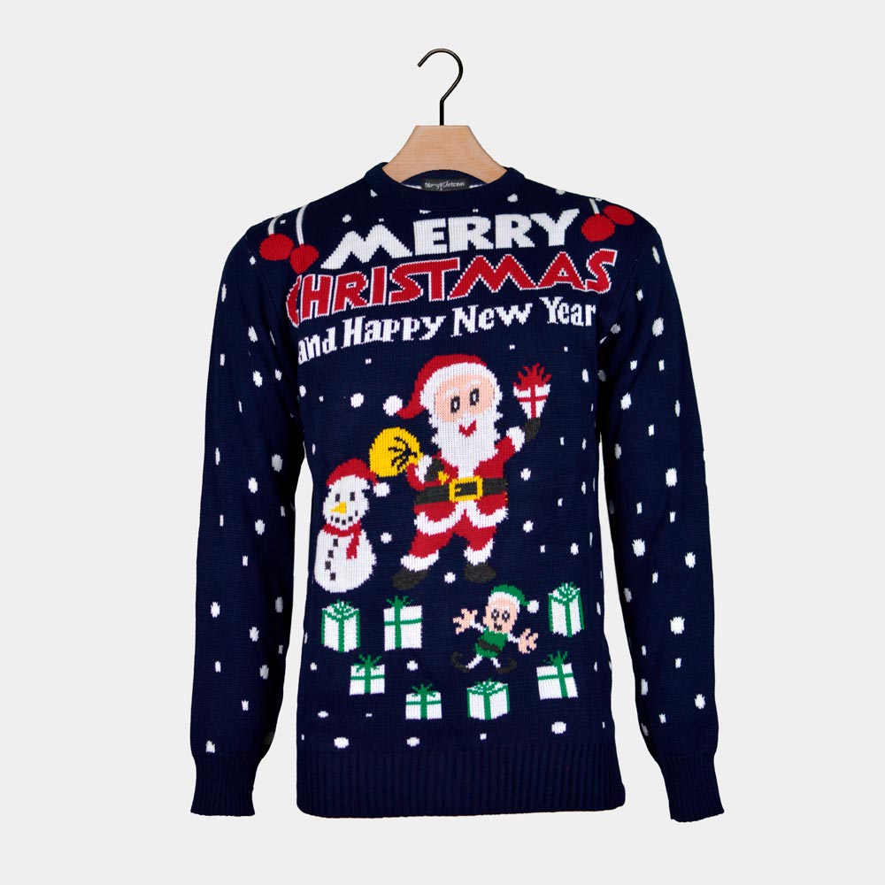 Camisola de Natal para Casal Merry Christmas and Happy New Year