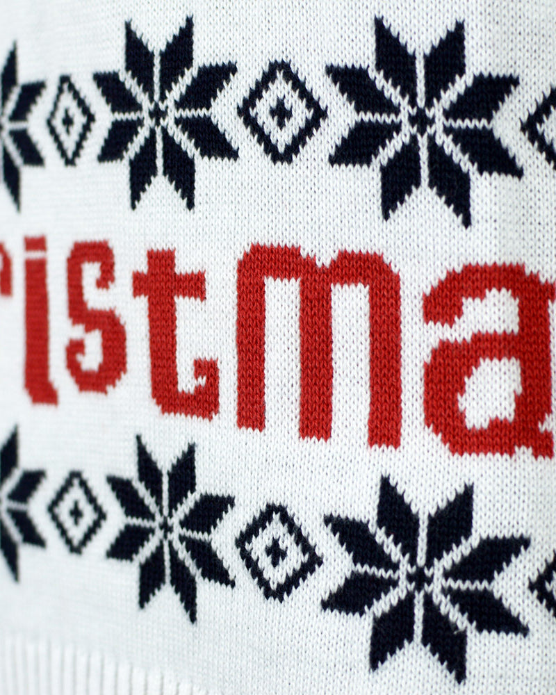 Camisola de Natal Casal Pai Natal e Rena Rudolph Algodão Orgânico Azul