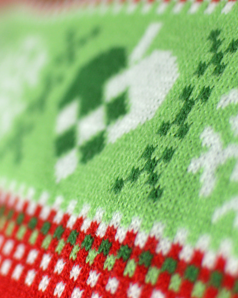 Camisola de Natal para Casal Vermelha Luzes LED Árvore Natal