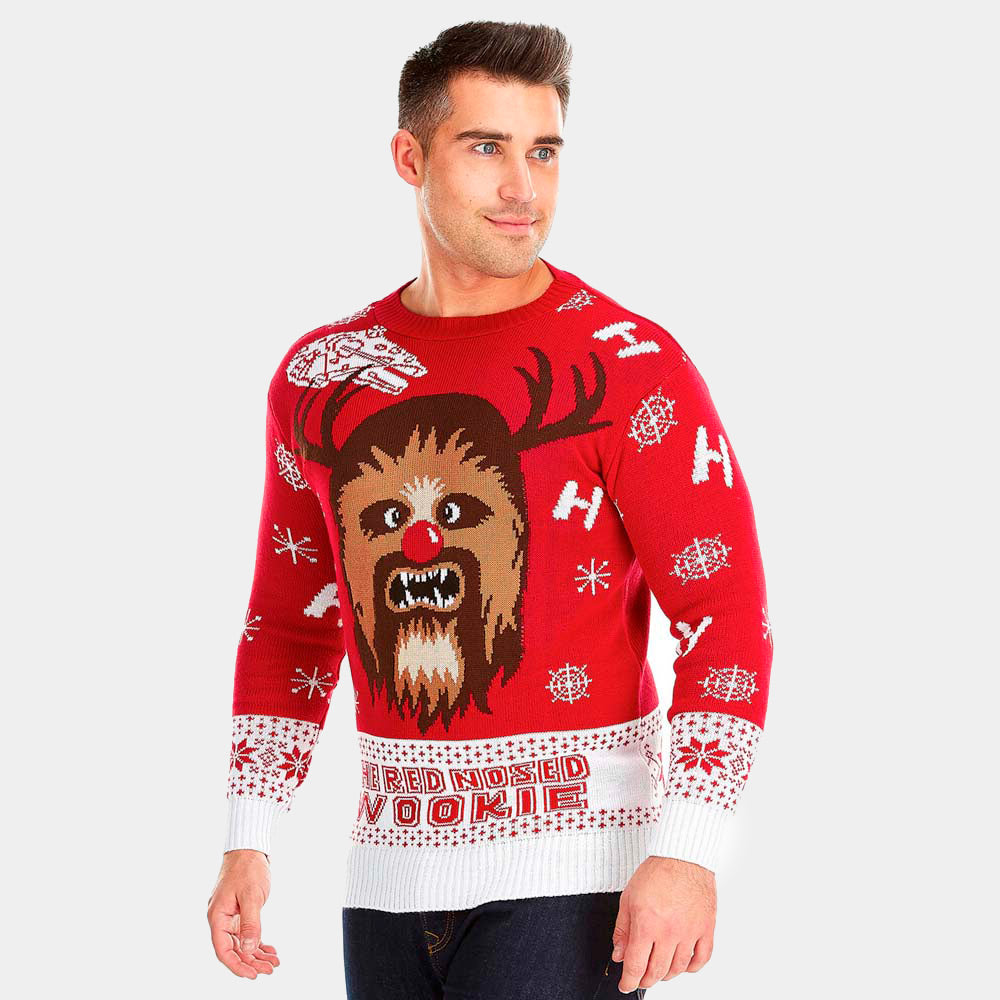 Camisola de Natal Star Wars Homem Casal Wookiee