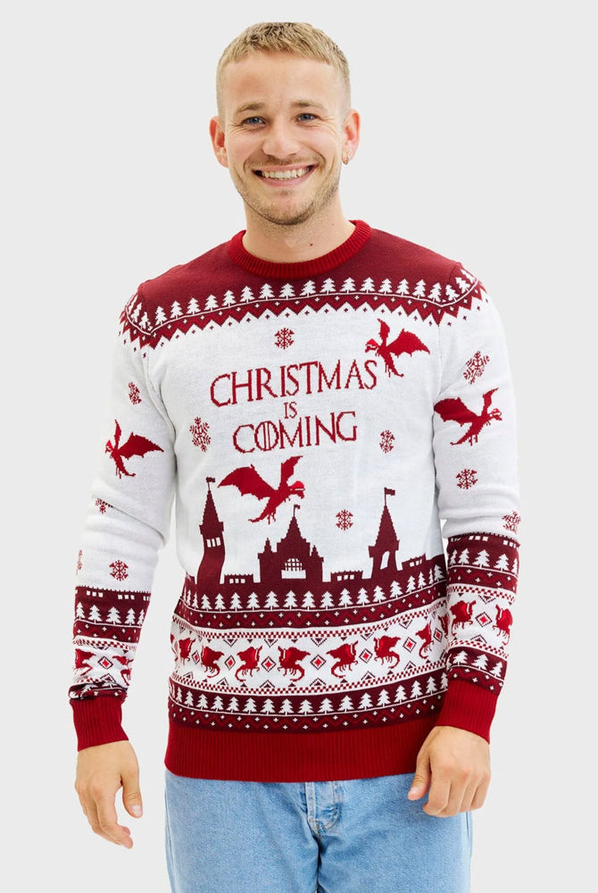 Camisola de Natal Christmas para Homem is Coming