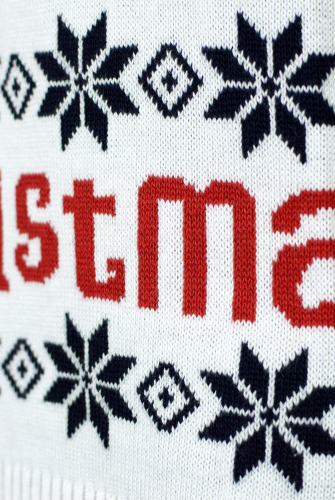 Camisola de Natal Família Azul Pai Natal Rena Rudolph Algodão Orgânico