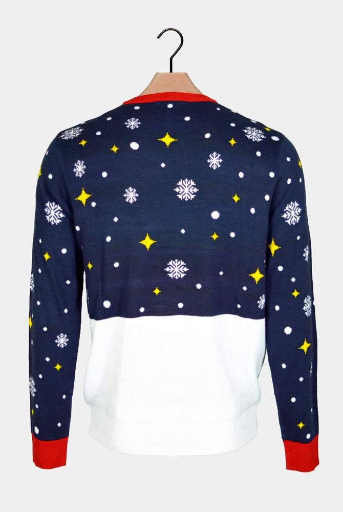 Camisola de Natal para Homem Feliz Navidog