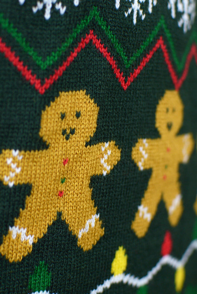 Camisola de Natal para Homem Happy Verde Holidays