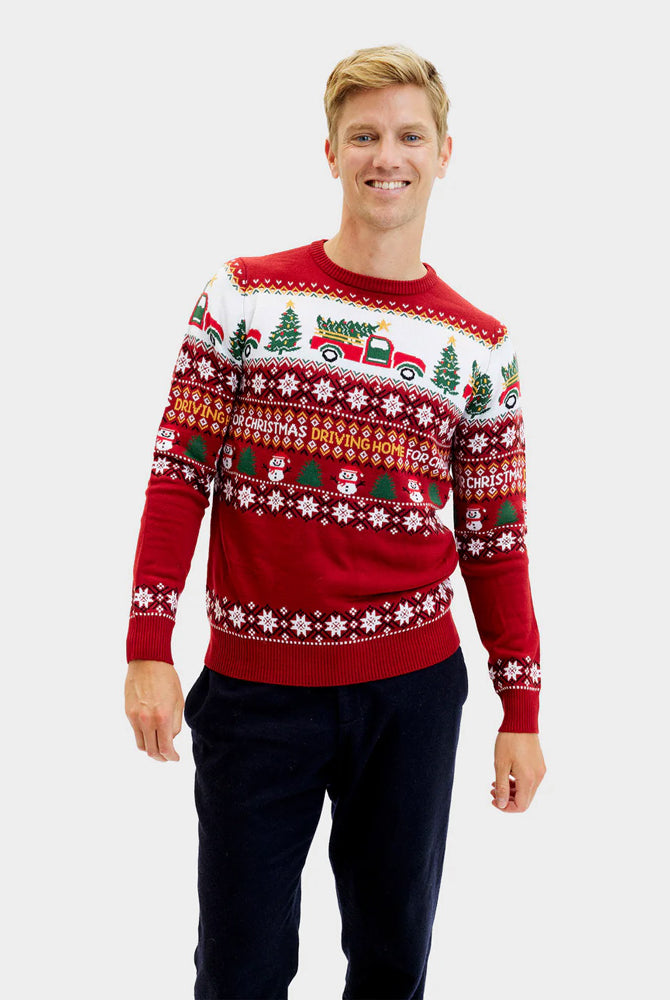 Camisola de Natal para Homem Home Driving