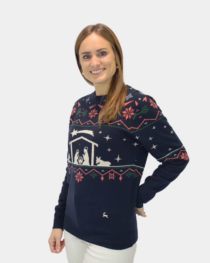 Camisola de Natal para Homem Nativity Mulher