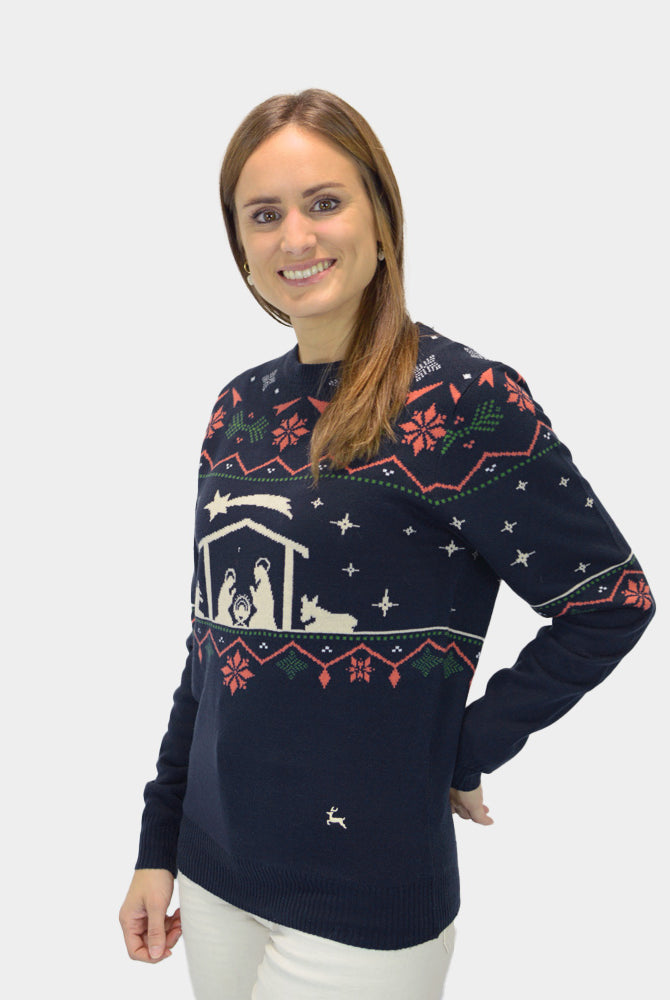 Camisola de Natal para Homem Nativity Mulher