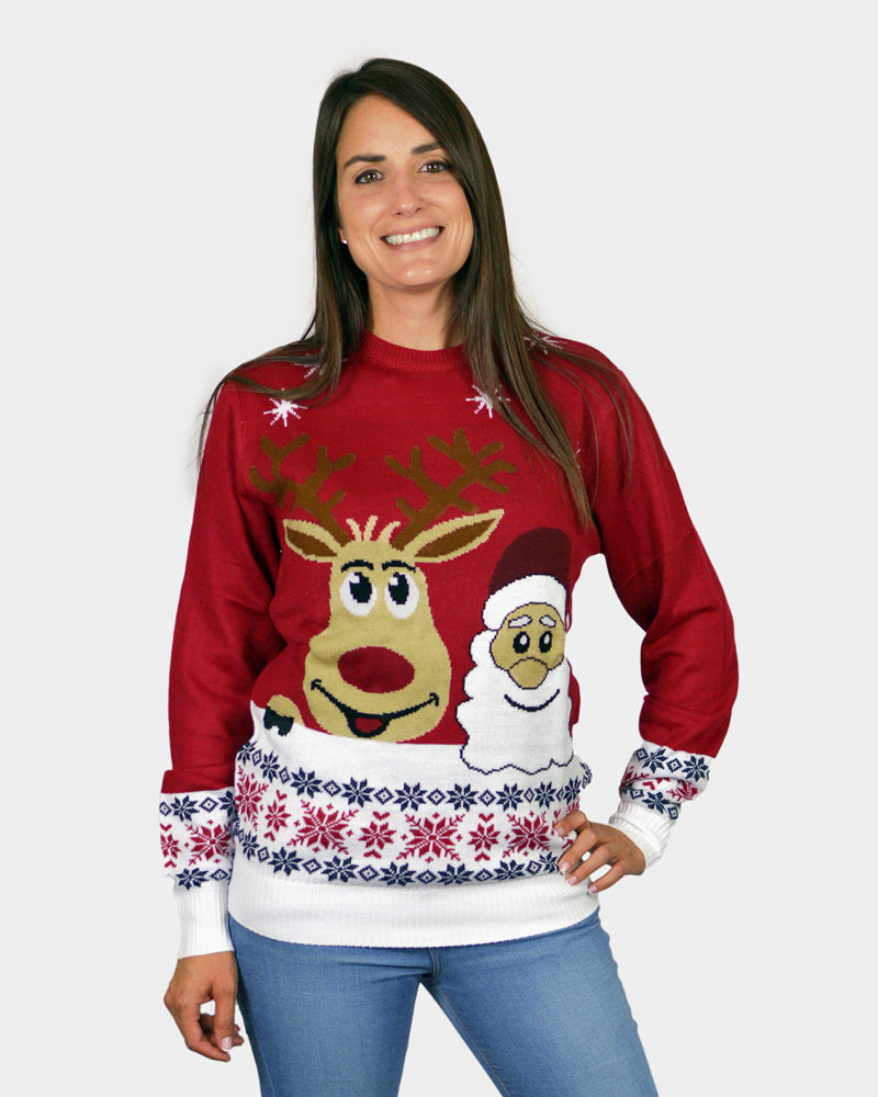 Camisola de Natal Mulher Homem com