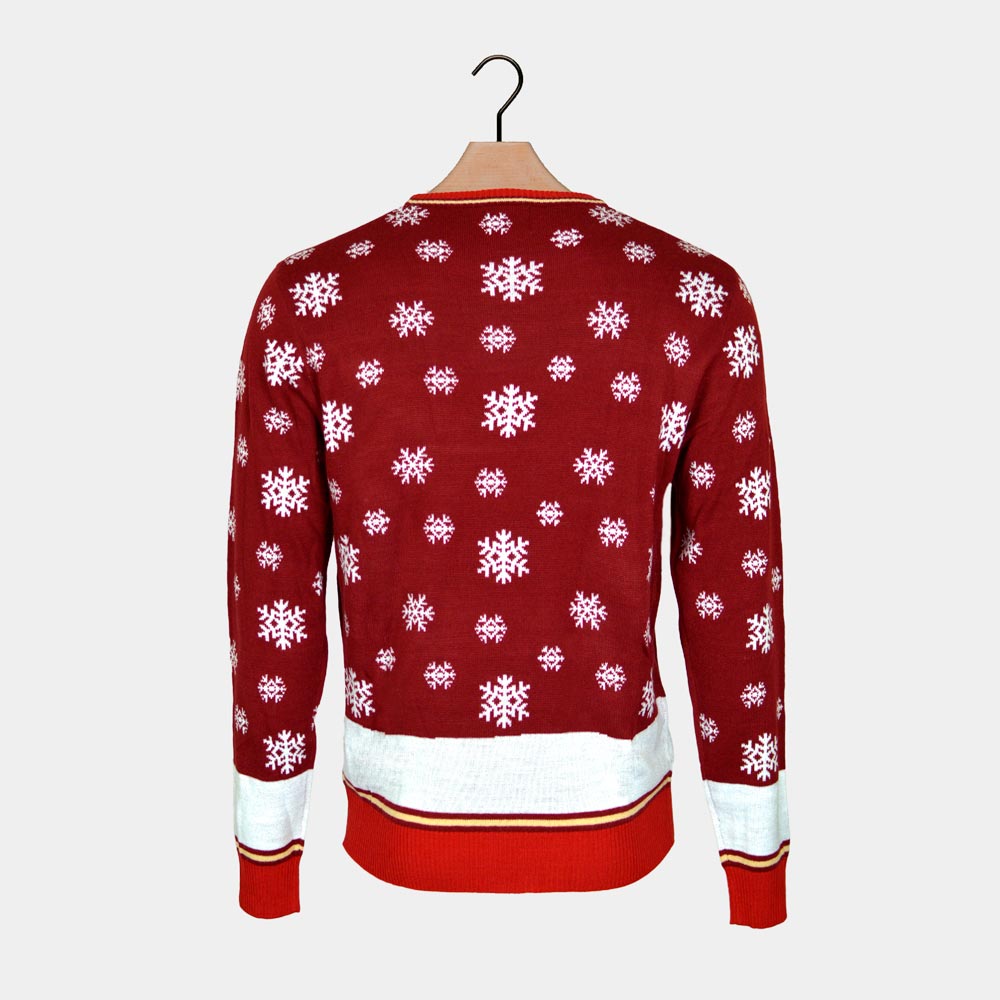 Jingles Ladies Camisola de Natal para Homem Lantejoulas