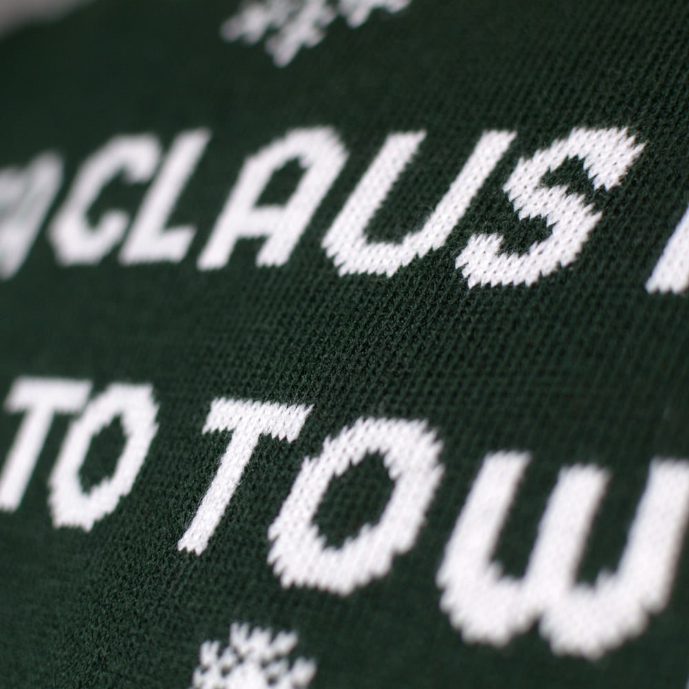 Camisola de Natal com Luzes LED para Homem is Coming to Town Santa