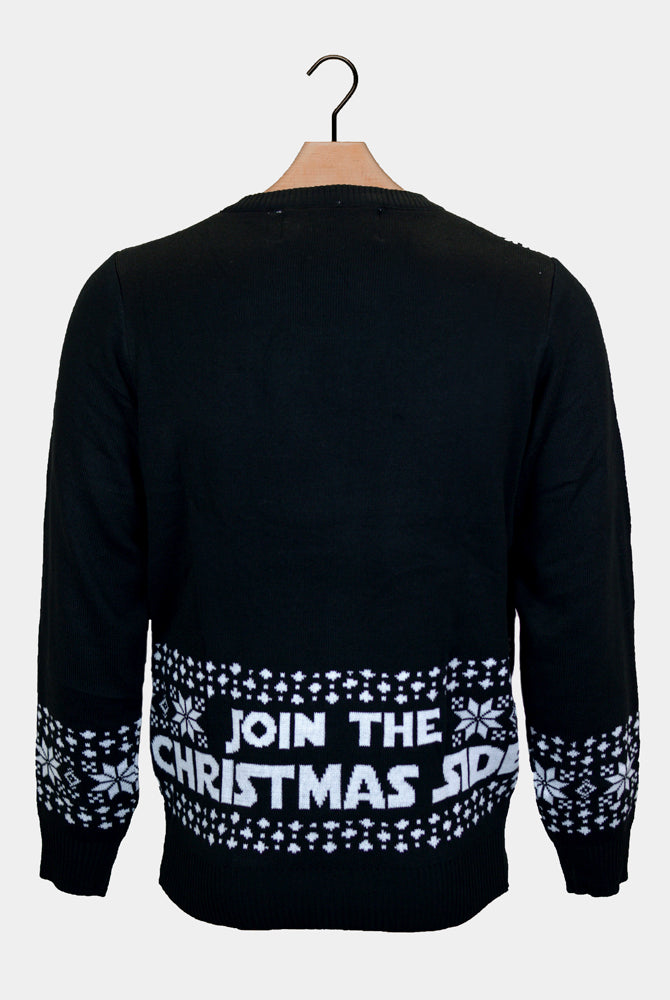 Camisola de Natal com Luzes LED Join the Christmas Side costas