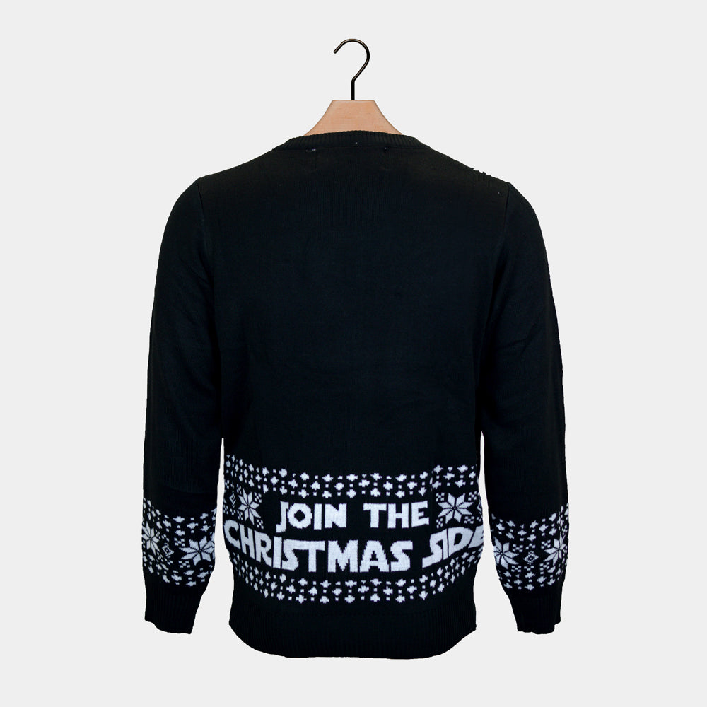 Camisola de Natal com Luzes LED Join the Christmas Side costas