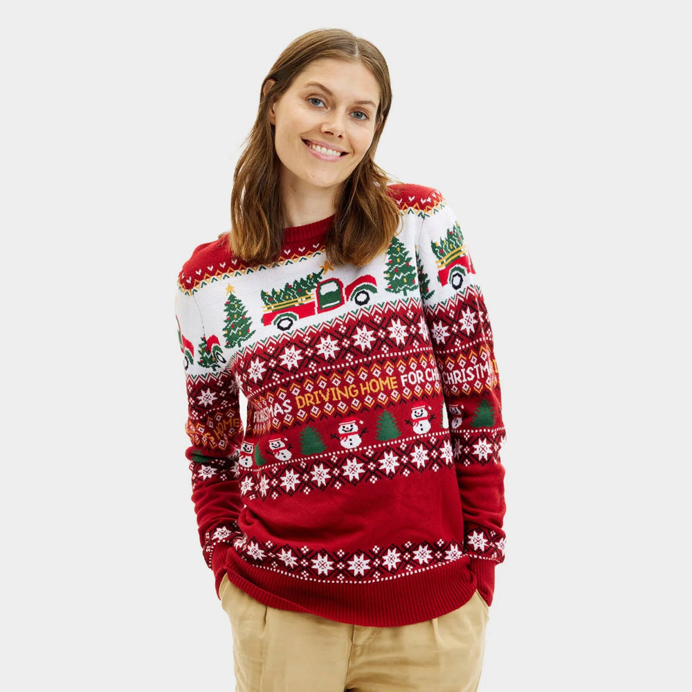 Camisola de Natal para Mulher Driving Home