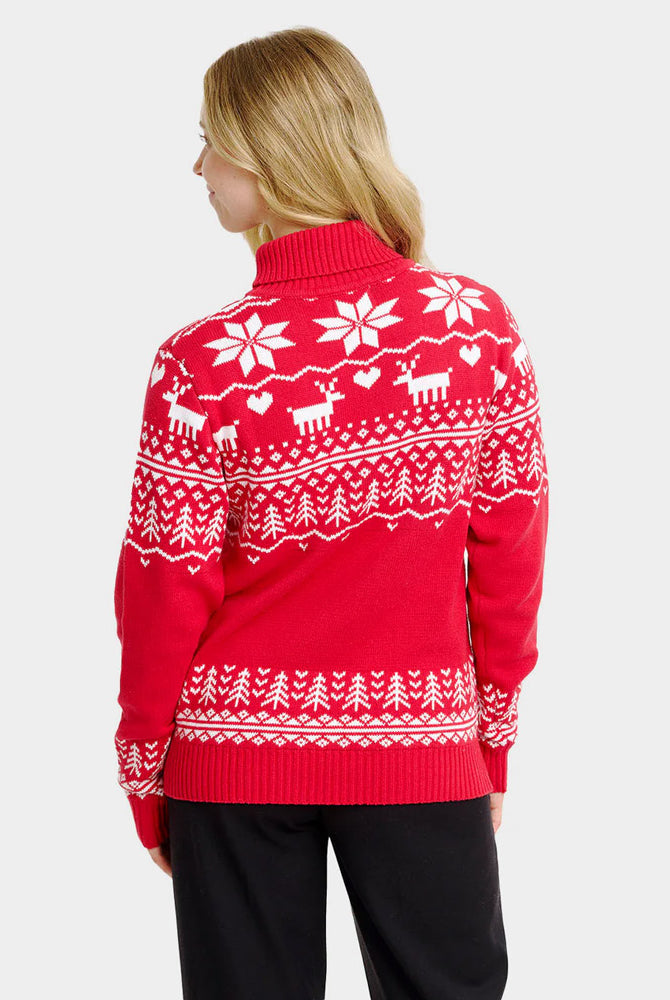 Camisola de Natal para Mulher de Gola Alta Greenlandish Algodão Orgânico