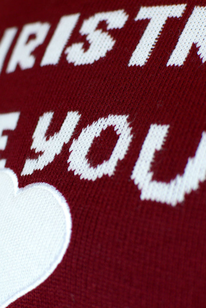 Camisola de Natal Mulher Last I gave you my Heart Christmas