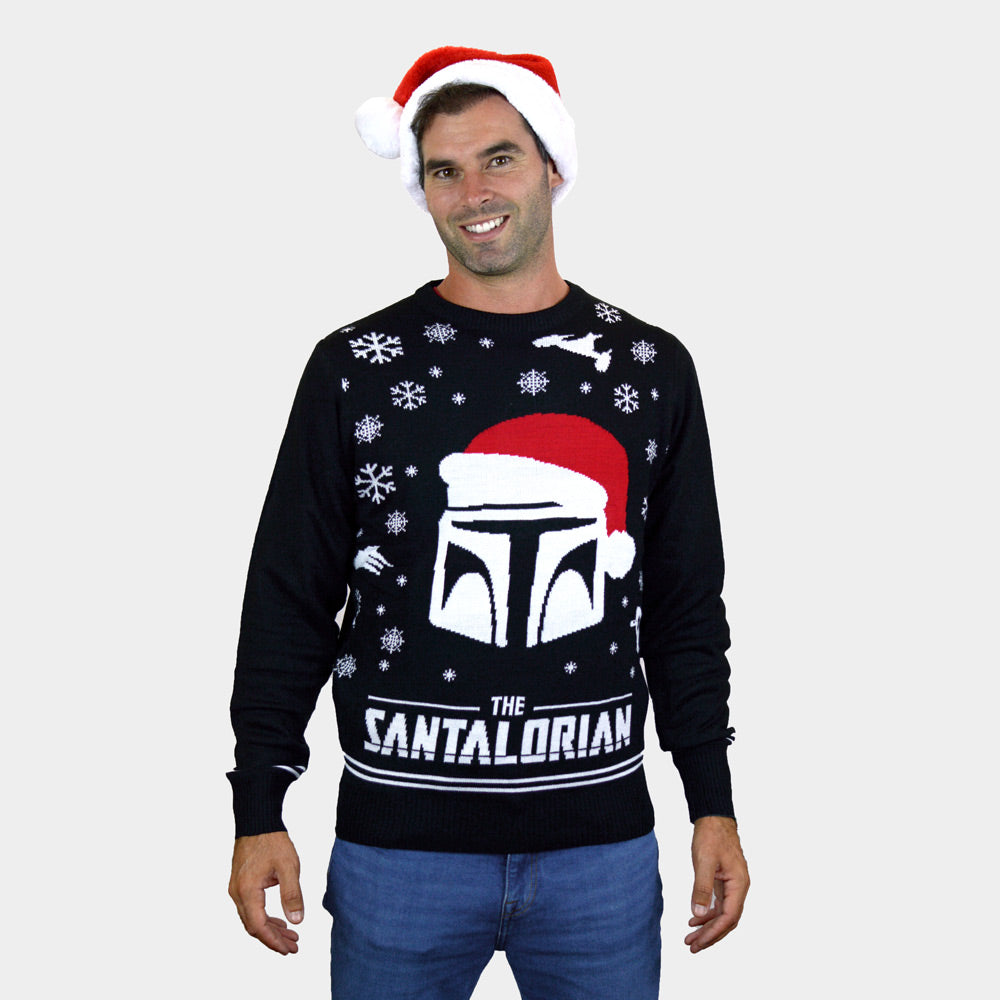 Camisola de Natal Star Wars para Mulher The Santalorian Homem