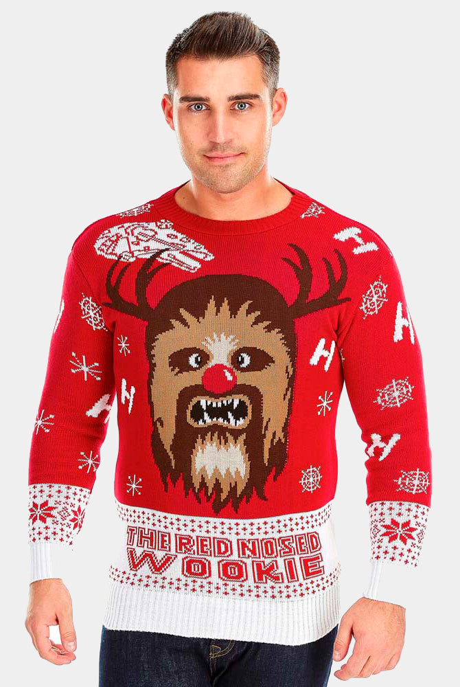 Camisola de Natal Star Wars Homem Mulher Wookiee