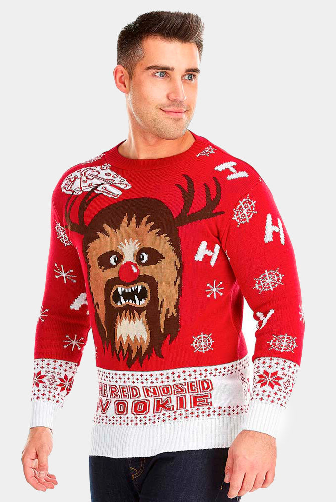 Camisola de Natal Star Wars para Mulher Wookiee Homem