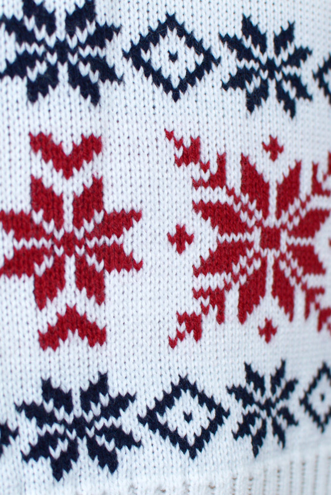 Camisola de Natal Neve Azul Claro com Rena
