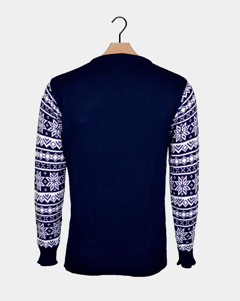 Camisola de Natal Casal Pista Ski Esquiadores