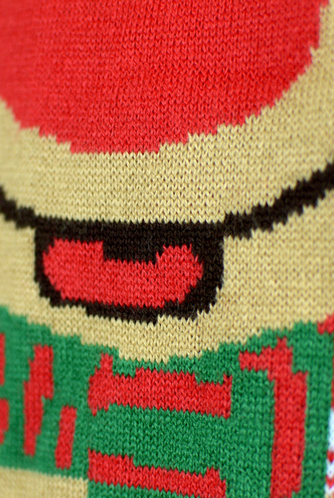 Camisola de Natal Rena com Cachecol
Família