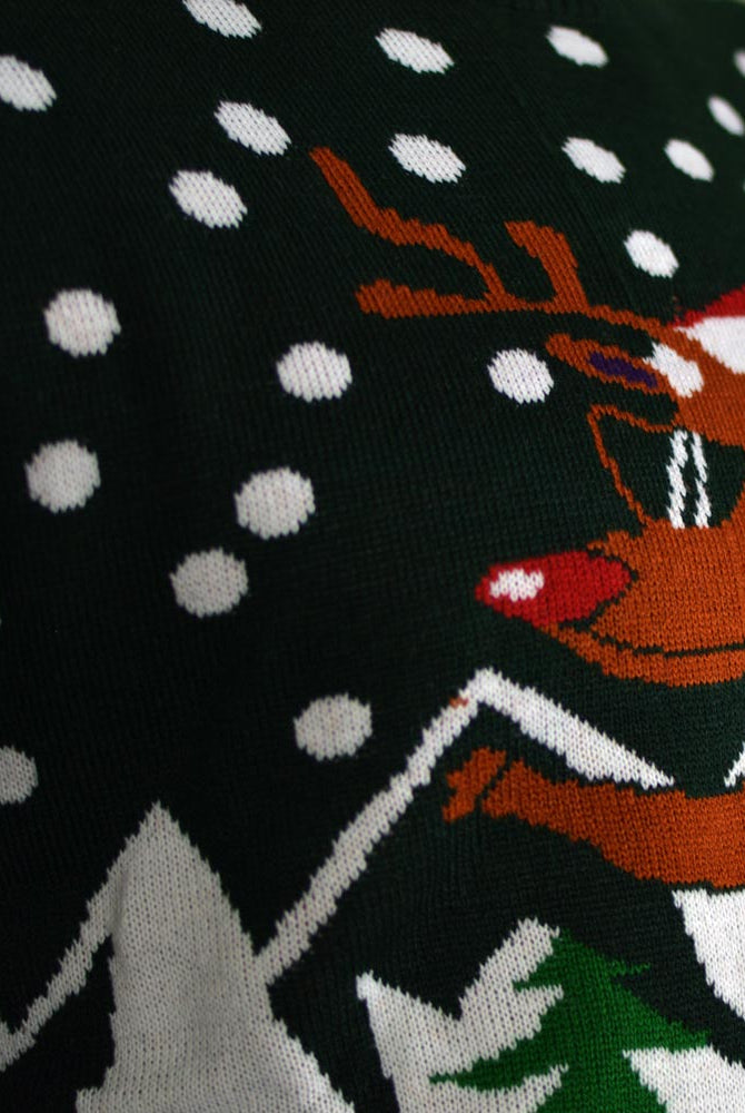 Camisola de Natal Rena com Moto de Neve Homem