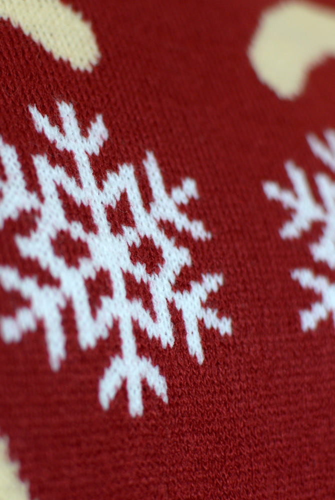 Camisola de Natal para Casal Vermelha