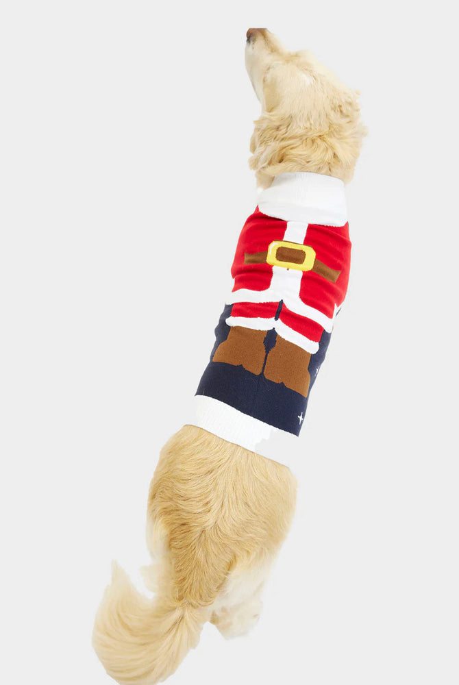 Camisola de Natal Cães Roupa do Santa