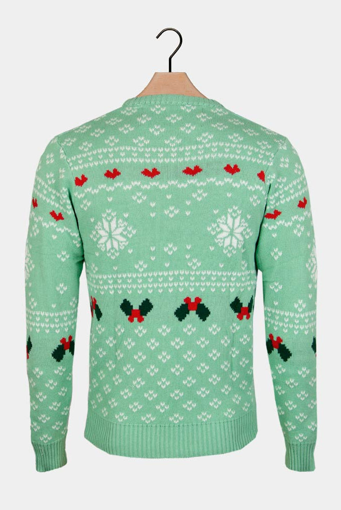 Sweet Christmas Camisola de Natal para Casal Verde