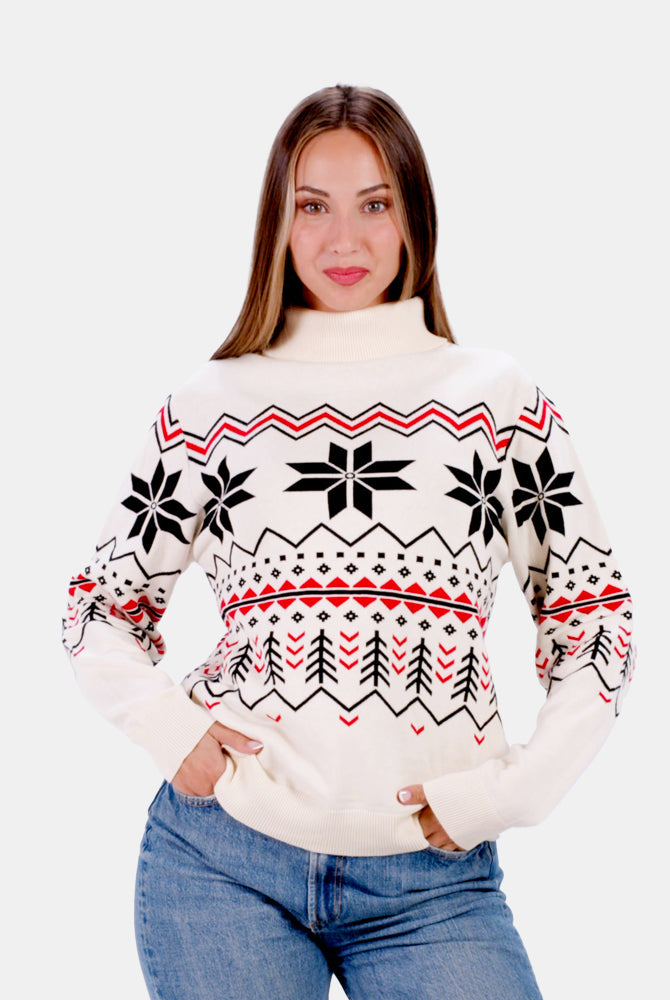 Camisola para Homem em Algodão Orgânico Après-ski Mulher
