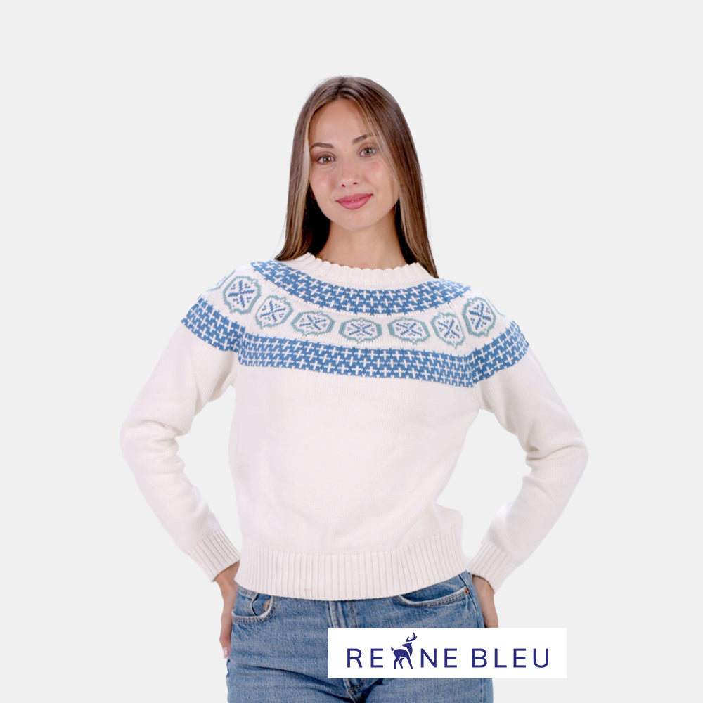 Camisola para Mulher em Algodão Orgânico Glacier