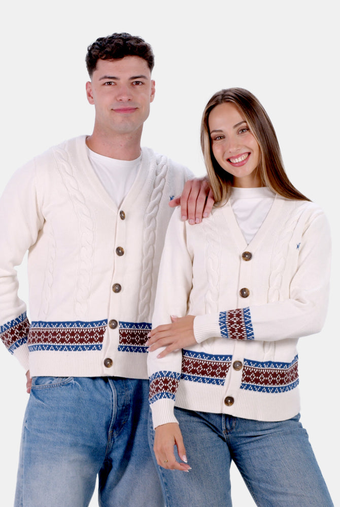 Camisola para Mulher Cardigã em Algodão Orgânico Renne Casal