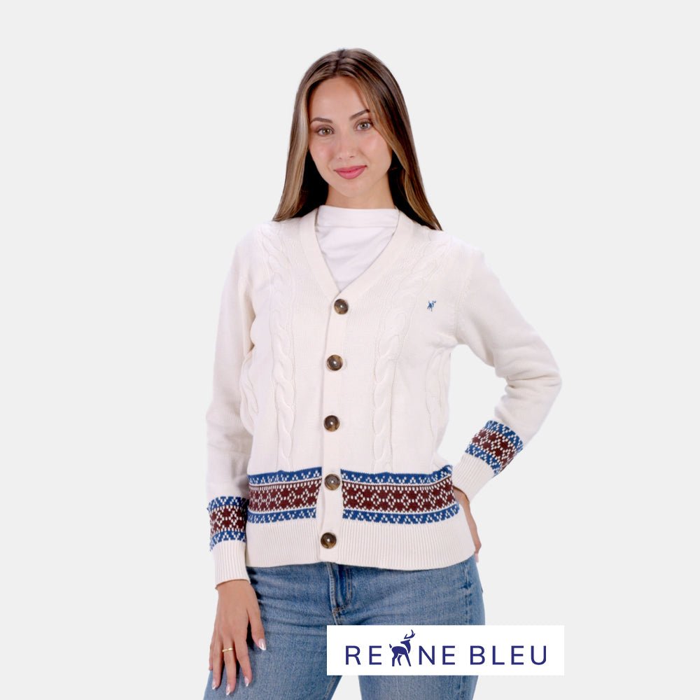 Camisola para Mulher Cardigã em Algodão Orgânico Renne