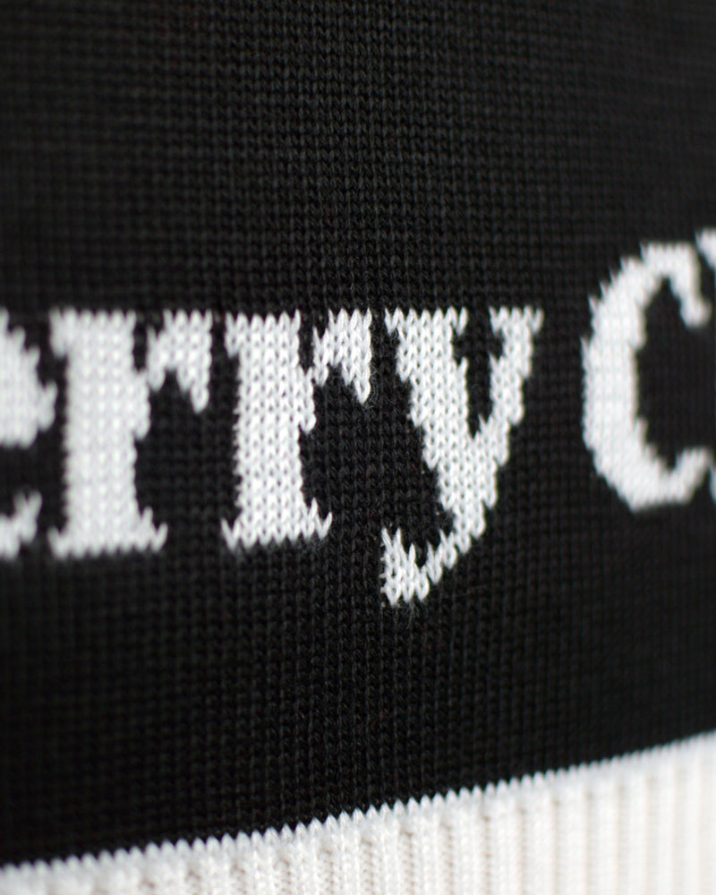 Camisola de Natal para Casal Preta com Árvore de Natal detalhe