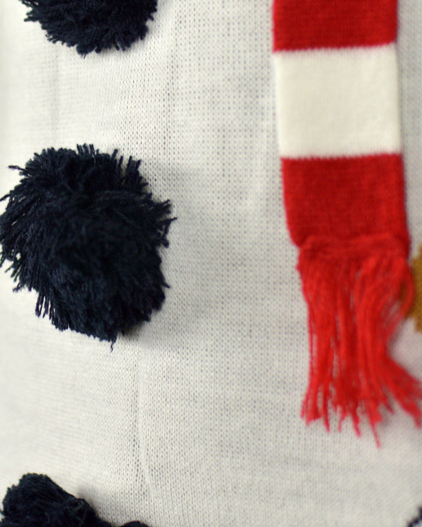 Camisola de Natal com Boneco de neve 3D