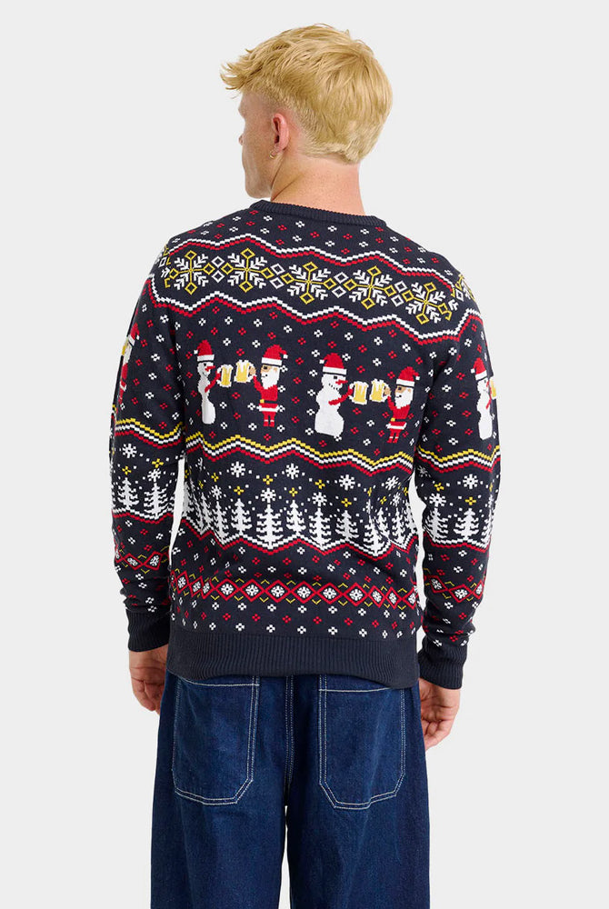 Santa Camisola de Natal para homem Cheers