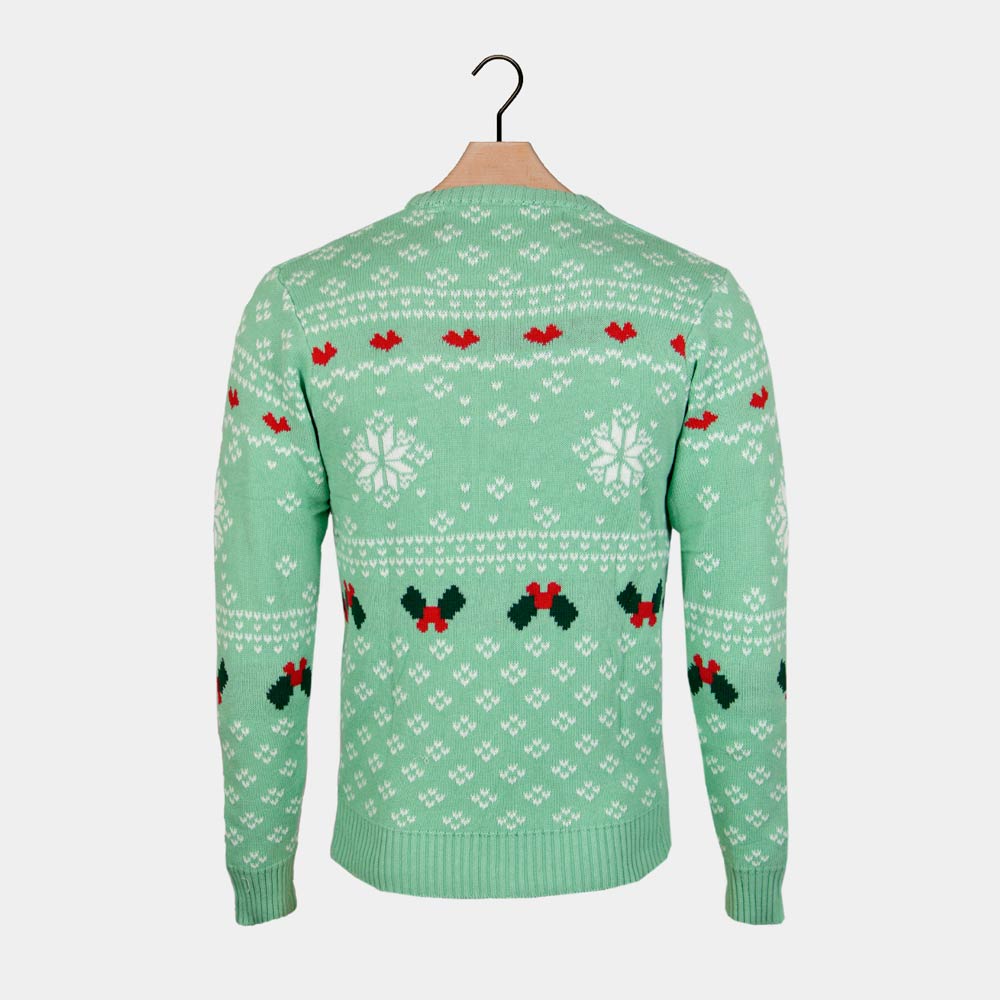 Camisola de Natal Homem Verde Sweet Christmas